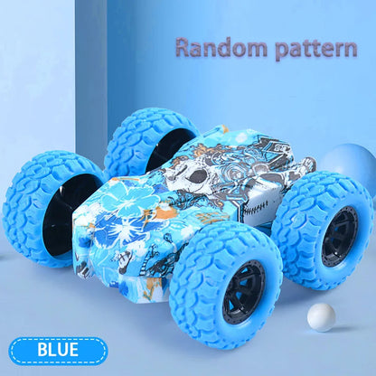 Children's Toy Car Fun Double-Sided Car Inertial Safety Anti-Collision Anti-Fall Kids Model Sliding Off-Road Vehicle - image…
