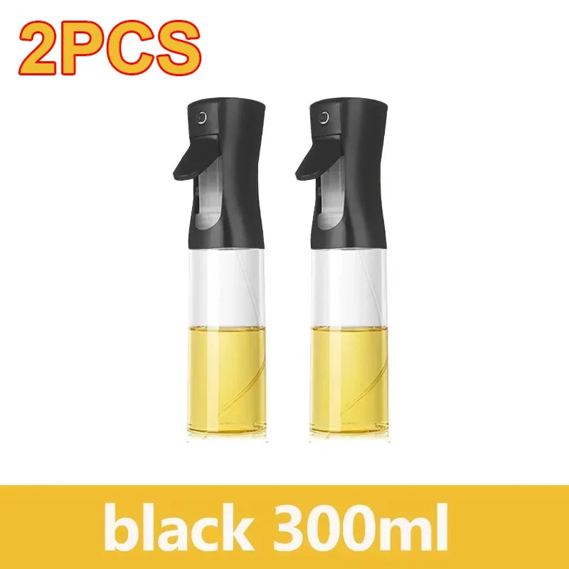 200/300/500ml Oil Spray Bottle BBQ Cooking Olive Oil Sprayer Plastic Baking Oil Spray Empty Bottle Vinegar Bottle Or Oil bru…