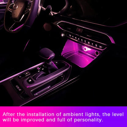 Portable Car USB Ambient Light Mini LED Decorative Atmosphere Lamps For Auto Interior Environment Light Computer Light Plug…