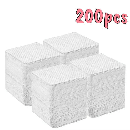 20/600pcs Lint-Free Nail Wipes Gel Cleansing Tissues Aluminum-Free Nail Polish Remover Pads for NaiArt Beauty Cleaning Care…