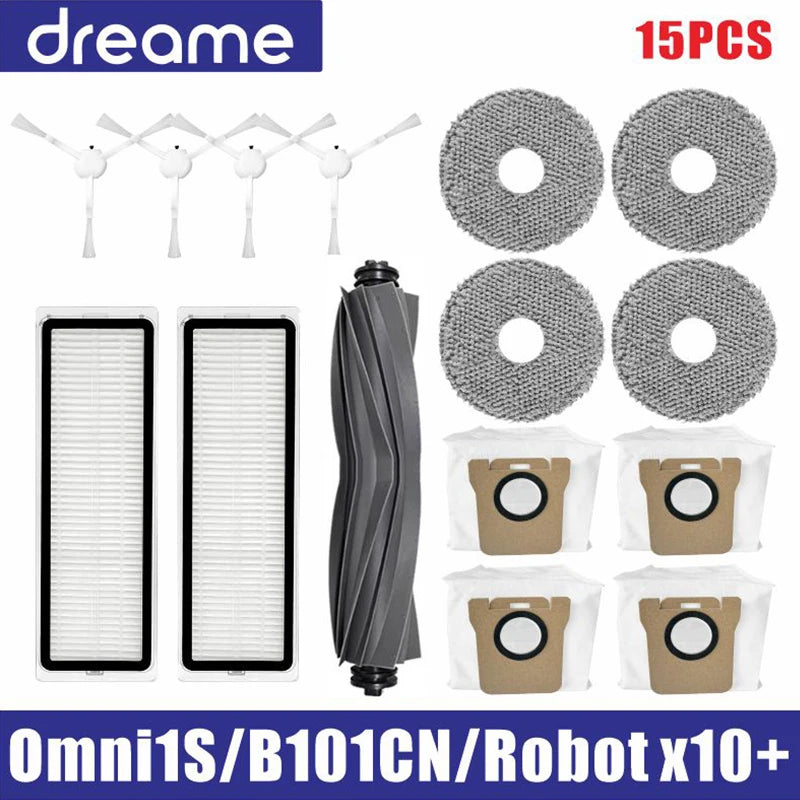 Dreame L10s Ultra / S10 Pro Accessories Mijia Omni 1S B101CN Robot X10+ Vacuum Main Side Brush Filter Mop Parts - image 21