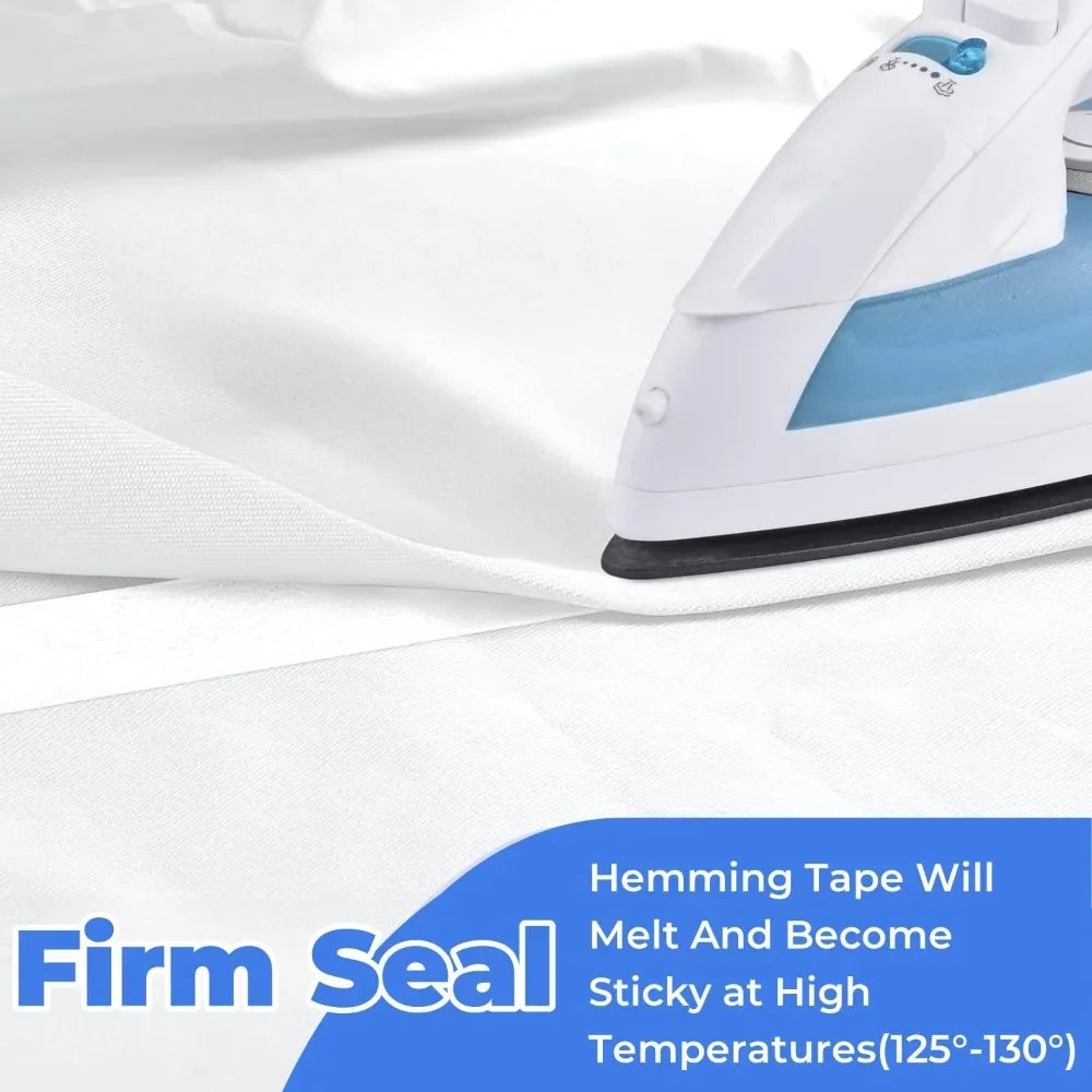 Self Adhesive Pants Hem Tape Iron DIY Jean Clothes Length Shorten for Hats Clothes Hot Melt Double-Sided Tape Sewing Tool -…