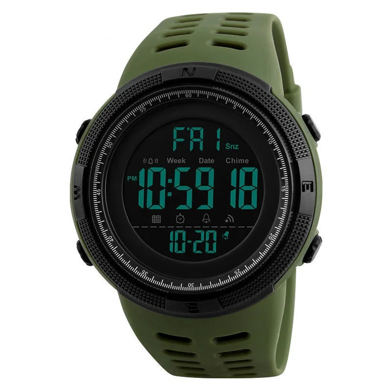 Electronic Watch For Mens Military Sports Watches Luminous Multifunction LED Digital Wristwatch for man kids Boy Student Tee…