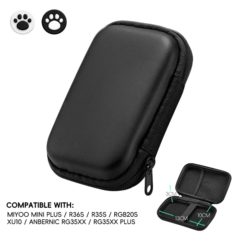 Data Frog for R36S Case Retro Video Game Bags EVA Cover Case for RG35XX R35S Miyoo Mini Plus Founded Protective Bag - image 8