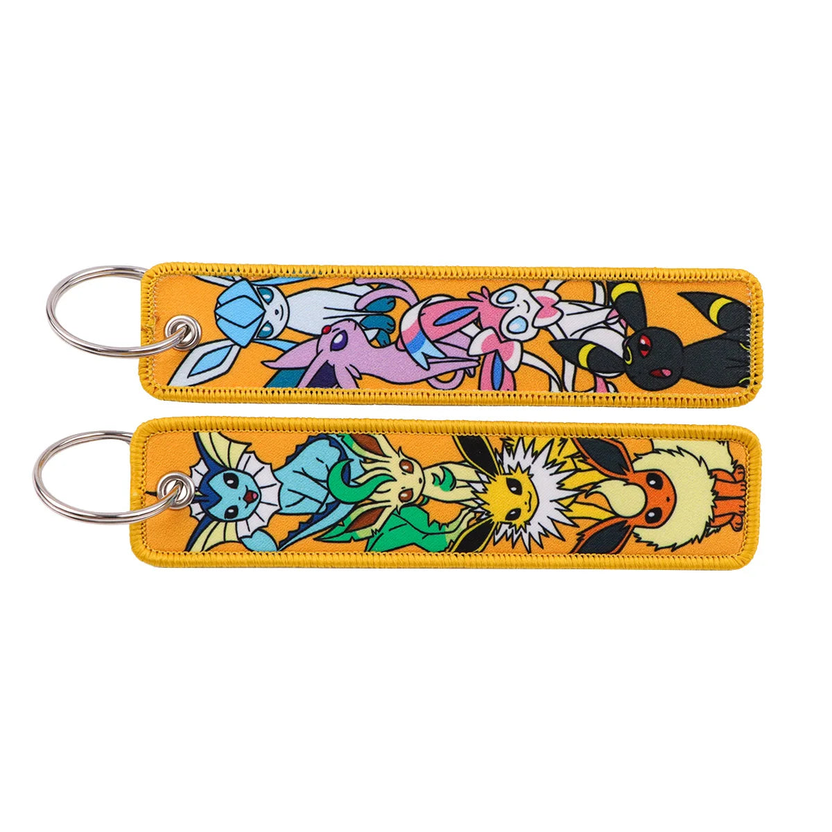 Japanese Anime Elf Monsters Keychain for Cars Backpack Key Holders Embroidery Keyrings Key Tag Jet Tag Accessories Gifts 1pc…