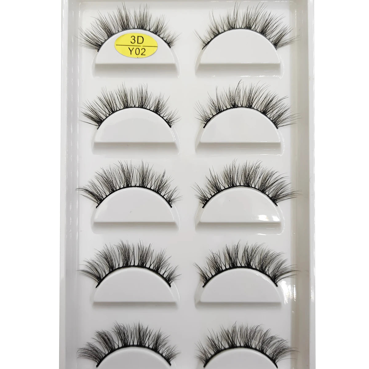 Natural 3D Mink False Eyelashes, Soft Wispy, Fluffy Eye Faux Lashes, Make Up Eyelash, Beauty Cat Cilios, 5 Pairs, 15 Styles…