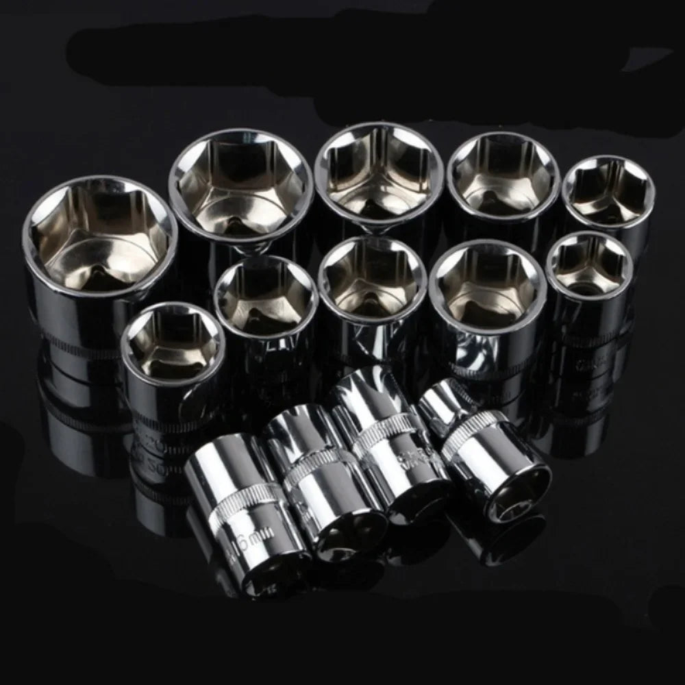12 Pcs Set Wrench Socket Set Motorcycle Bicycle Repairing Tool Hardware Car Boat Auto Repair Tools Bike Multitool Bike Tool…