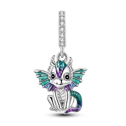 2026 Hot Sale Charms Bead 925 Sterling Silver Pink Butterfly Luminous Firefly Dangle Fit Bangle Bracelet Necklace DIY Jewelr…