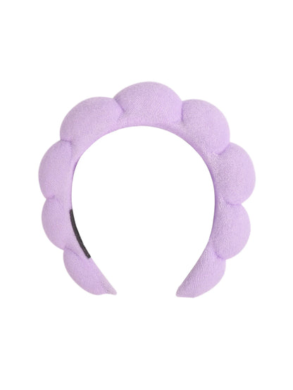 1/3Pcs Fashion Microfiber Washing Wristbands Scrunchies Puffy Headband Spa Bubble Headband for Washing Face Makeup Shower Sk…