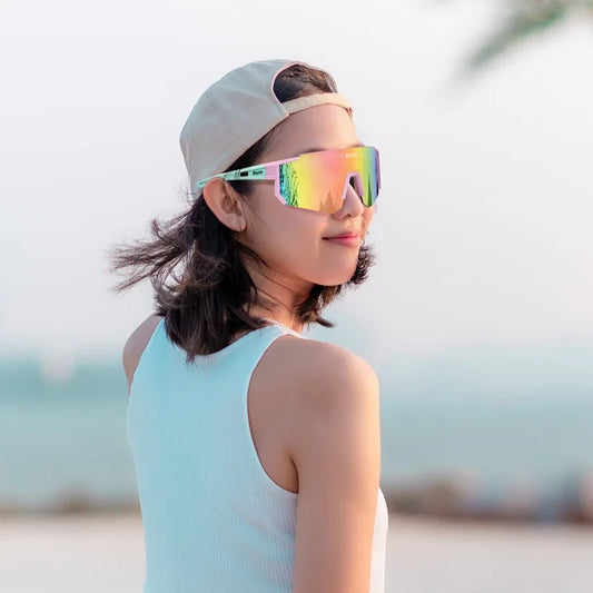 SCVCN New Outdoor Cycling Sunglasses Men Women MTB Driving Bike Glasses Sports Climbing Protective Glasses Bicycle UV400 Gog…