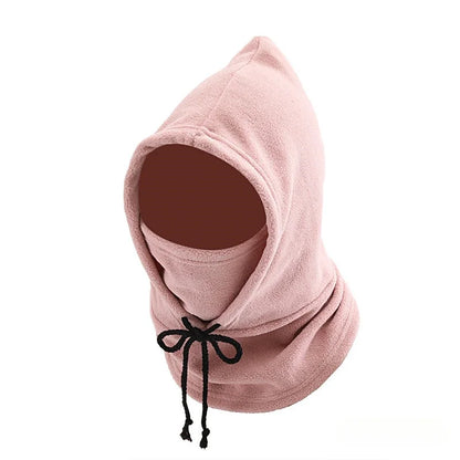 Unisex Winter Balaclava Knit Hood - Windproof Mask with Drawstring, Motorcycle Riding Headgea Warm Knitted Cap Cold Weather…