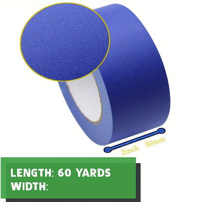 Blue Painters Tape, 1/2 inch,3/4 inch,1 inch,2 inch, Multi Size Painting Masking Tape, Clean Release Paper Tape for Home - i…