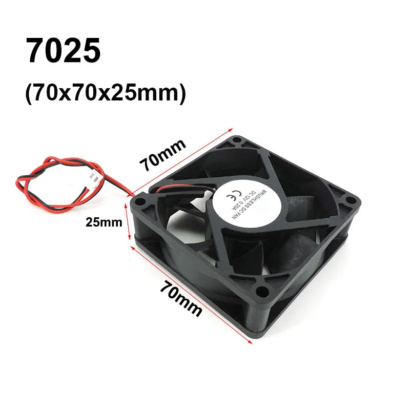 4010 12025 8010 30mm DC 5V 12V 24V Cooling Fan Brushless Motor Case Quiet 40MM 50MM 60MM 70MM 80MM 90MM 120MM for 3D Print 2…