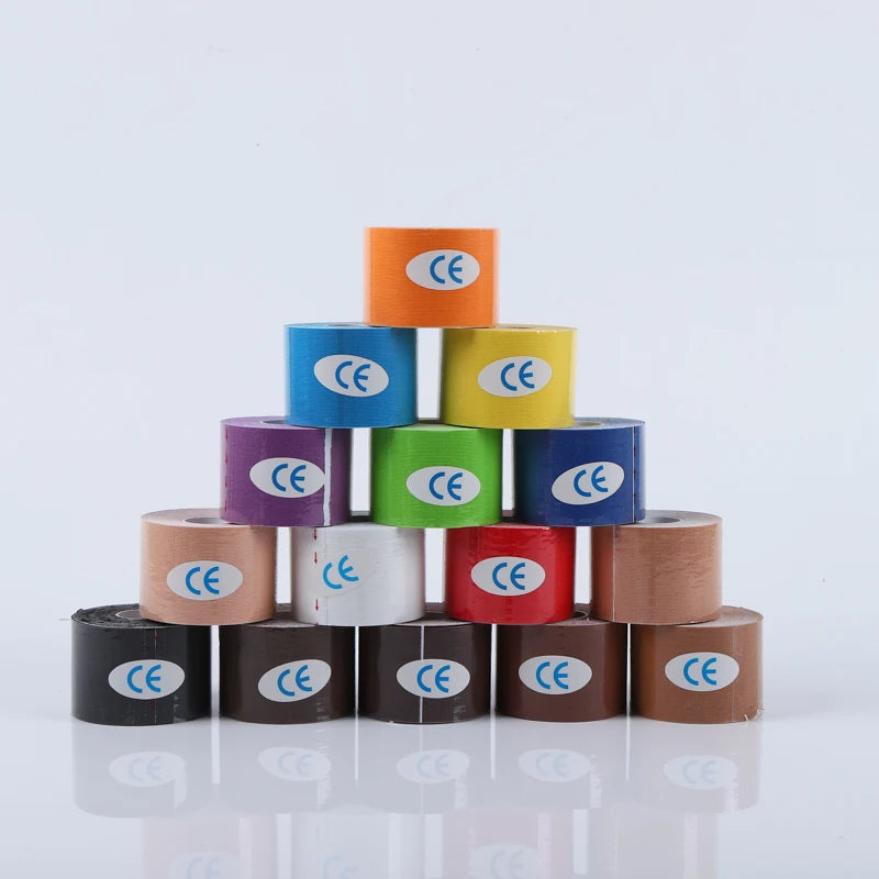 Sports Waterproof Kinesiology Tape Stickers Athletic Bandage Muscle Recovery Protector Strapping Pain Relief Tennis Gym - im…