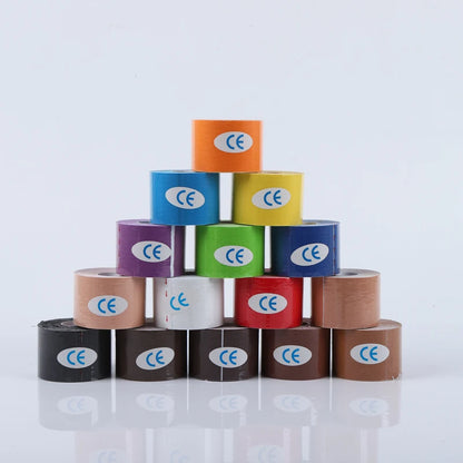 Sports Waterproof Kinesiology Tape Stickers Athletic Bandage Muscle Recovery Protector Strapping Pain Relief Tennis Gym - im…