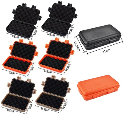 S/L/XXL Size Outdoor Plastic Waterproof Sealed Survival Box Container Camping Outdoor Travel Storage Box - image 2