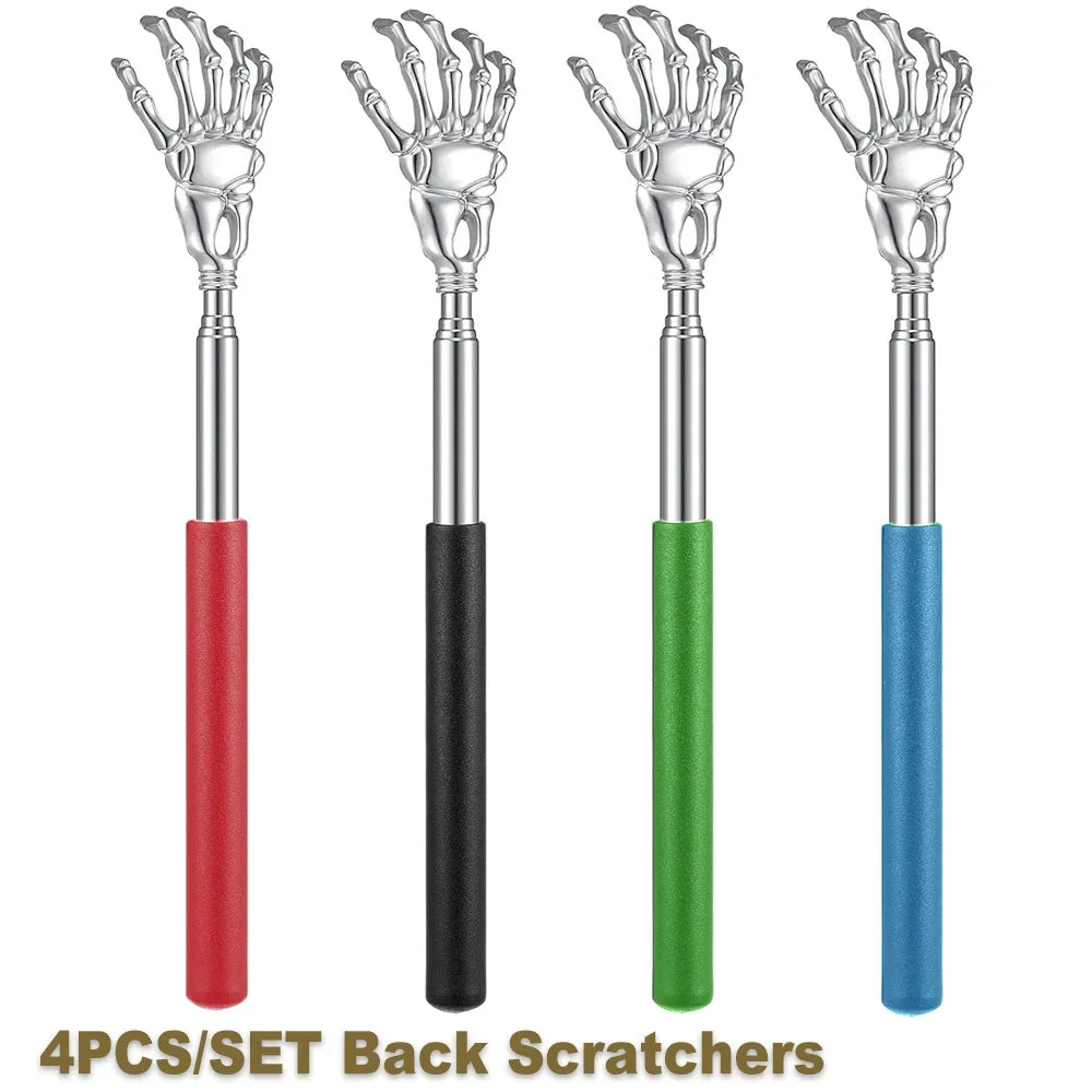 Compact Telescopic Back Massager – Portable Extendable Stainless Steel, Ideal Birthday Gift & Christmas Stocking Stuffer for…