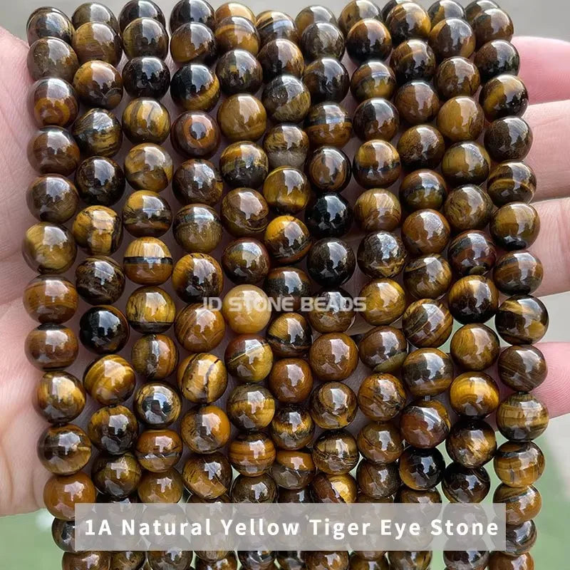 Natural Stone Golden Obsidian Bead Irisation Round Loose Spacer 4 6 8 10 12mm For Jewelry Making Diy Bracelet Necklace Acces…