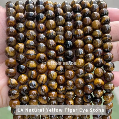 Natural Stone Golden Obsidian Bead Irisation Round Loose Spacer 4 6 8 10 12mm For Jewelry Making Diy Bracelet Necklace Acces…