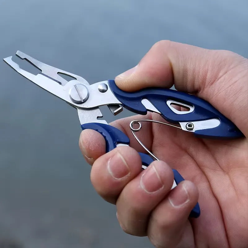 Multifunction Fishing Pliers Tools Accessories for Goods Winter Tackle Pliers Vise Knitting Flies Scissors Braid Set Fish To…