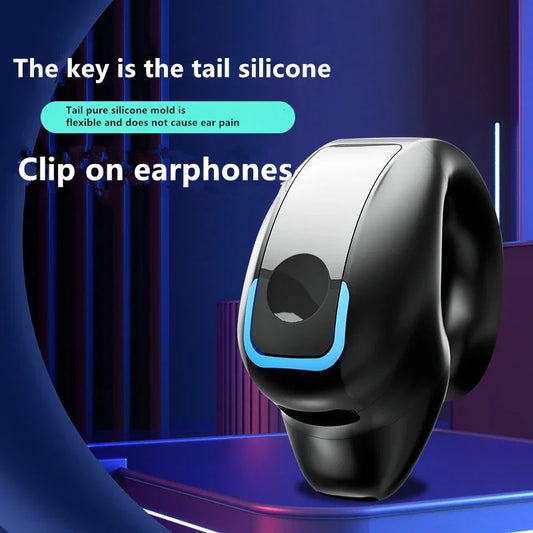 Earphone Clip Wireless Bluetooth Headphone Bone Conduction Headset High Quality TWS Auriculares Sport Noise Canceling With M…