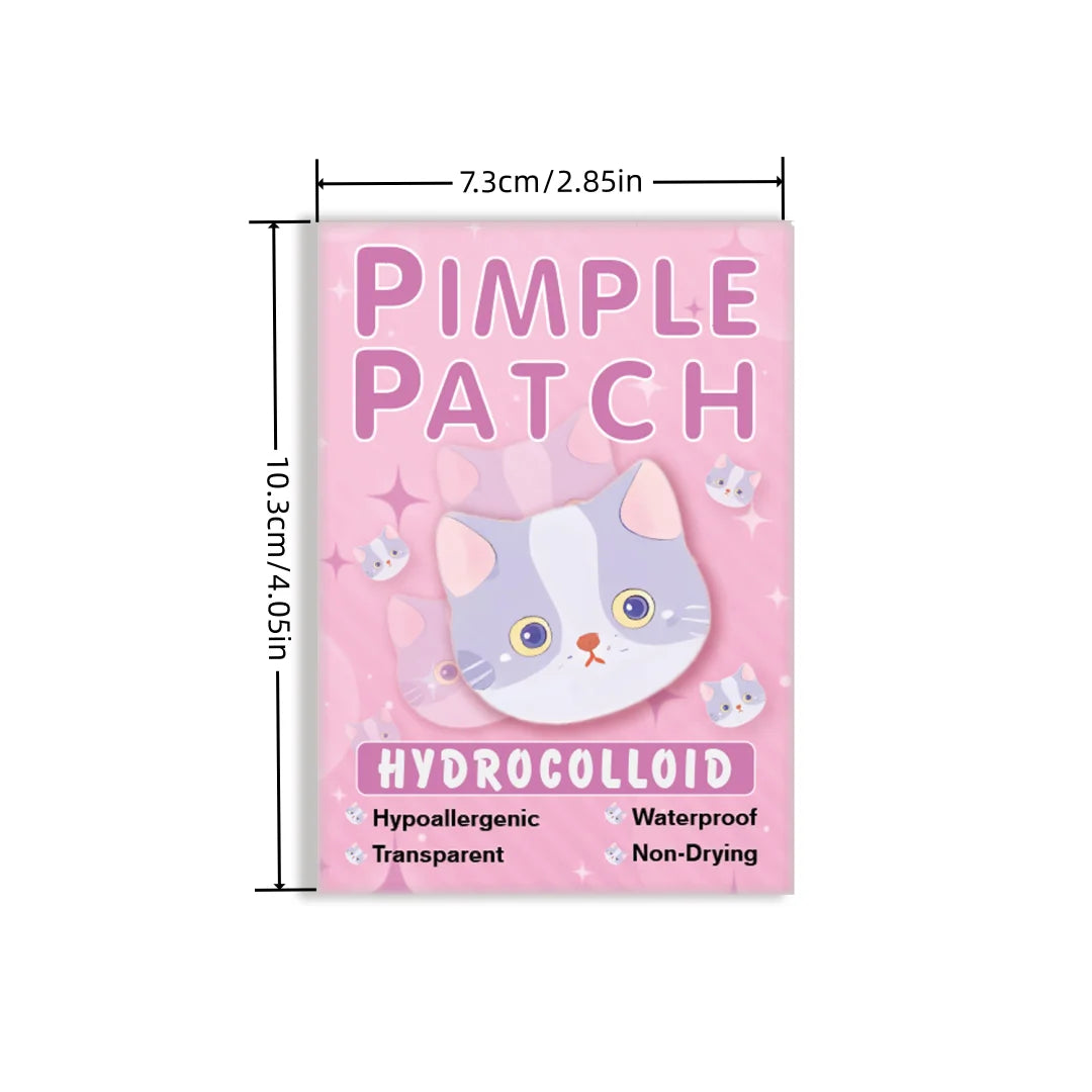 600pieces of cartoon cat acne patches, facial acne patches, concealer acne patches, and pimples patches. Ultra-thin and brea…