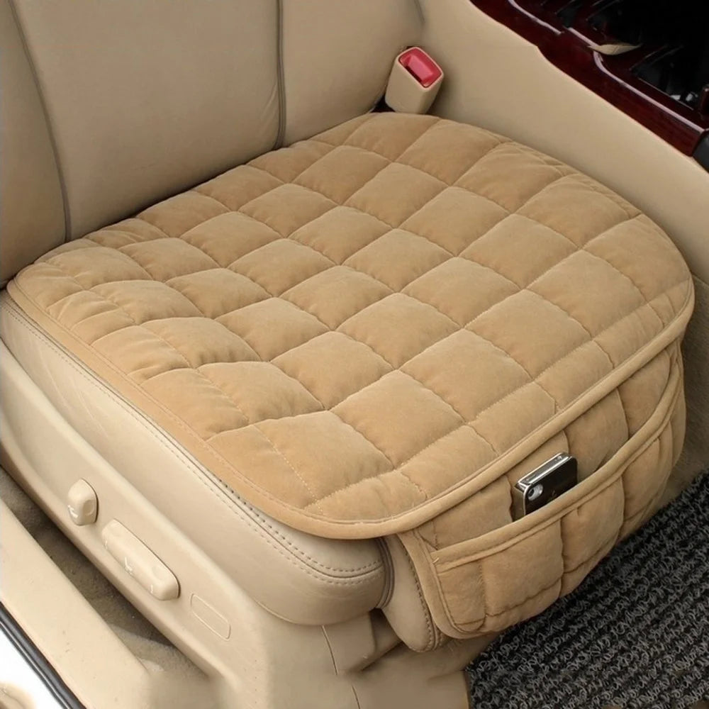 Universal Winter Warm Car Seat Cover Cushion Anti-slip Front Chair Seat Breathable Pad Car Seat Protector Seat Covers for Ca…