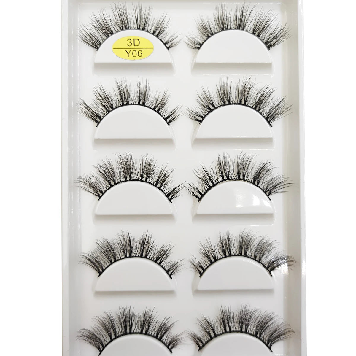 Natural 3D Mink False Eyelashes, Soft Wispy, Fluffy Eye Faux Lashes, Make Up Eyelash, Beauty Cat Cilios, 5 Pairs, 15 Styles…
