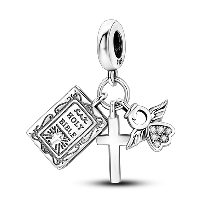2026 Hot Sale Charms Bead 925 Sterling Silver Pink Butterfly Luminous Firefly Dangle Fit Bangle Bracelet Necklace DIY Jewelr…