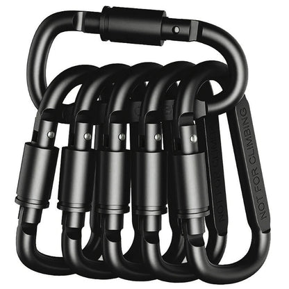 4-6PCS Carabiner Set For Key Camping Survival EDC Outdoor Keychain Clip Alloy Aluminum Tactical Caribiner Hook Karabiners