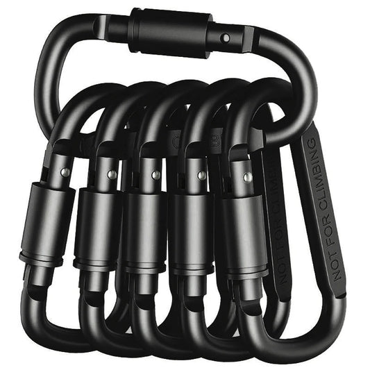 4-6PCS Carabiner Set For Key Camping Survival EDC Outdoor Keychain Clip Alloy Aluminum Tactical Caribiner Hook Karabiners