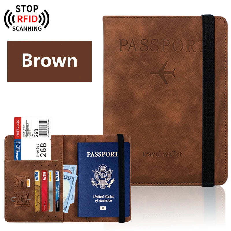 Passport Holder for Travel Essentials Passport Wallet Cover Case for Travel Accessories,Passport Book Holders for Women/Men…