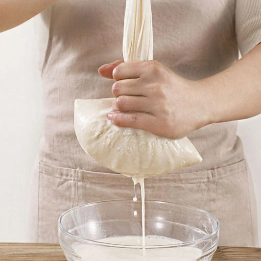 Reusable Cheese Cloth Filter Bags for Tea Yogurt Cold Brew Milk Tea Strainers Soap Herbs Spice Strainers Muslin Drawstring B…