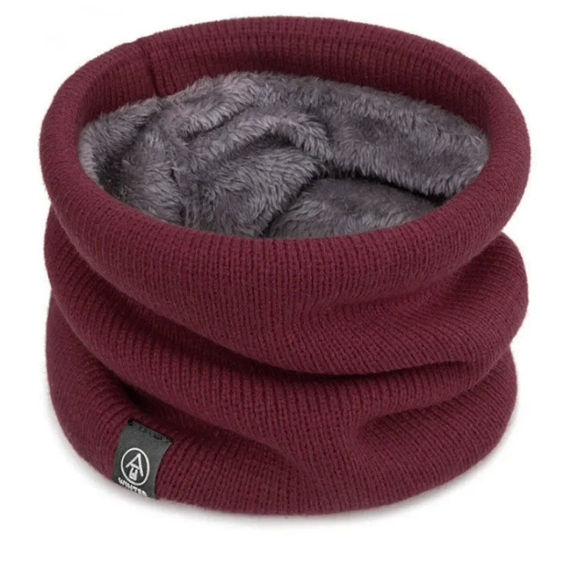 Knitted Neck Warmer Sports Scarf Fashion Soft Women Men Face Cover Winter Skating Running Hiking Scarves Thick Cold-proof Co…