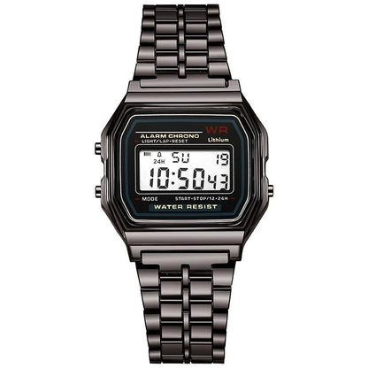 Luxury Rose Gold Women Watches Electronic Digital Display Retro Style Clock Men's Relogio Masculin Reloj Hombre homme - imag…