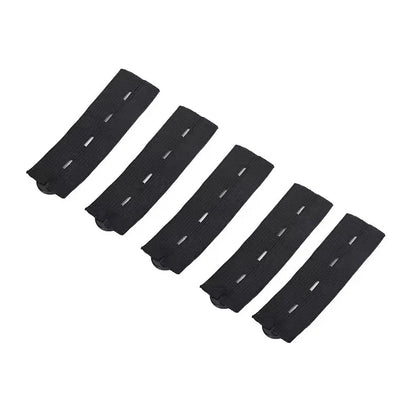 5pcs Pant Extender Belt Unisex Waist Band Tight Trousers Jeans Skirts Maternity Button Hooks Garment DIY Sewing Supplies - i…