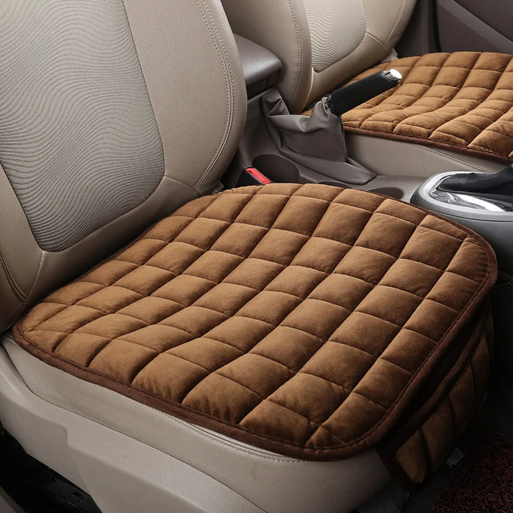 Universal Winter Warm Car Seat Cover Cushion Anti-slip Front Chair Seat Breathable Pad Car Seat Protector Seat Covers for Ca…
