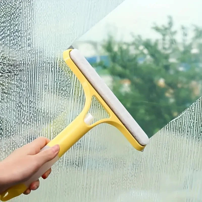 Household Multi-Function Glass Cleaning Mirror with Watering Can 3-in-1 Glass Scraper Window Scraper - image 7