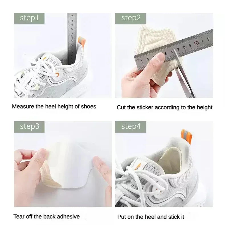 10pcs/set Insoles for Shoes Patch Heel Pads for Shoes Adjustable Size Feet Pad Insole Adhesive Back Sticker Shoes Insert Ins…