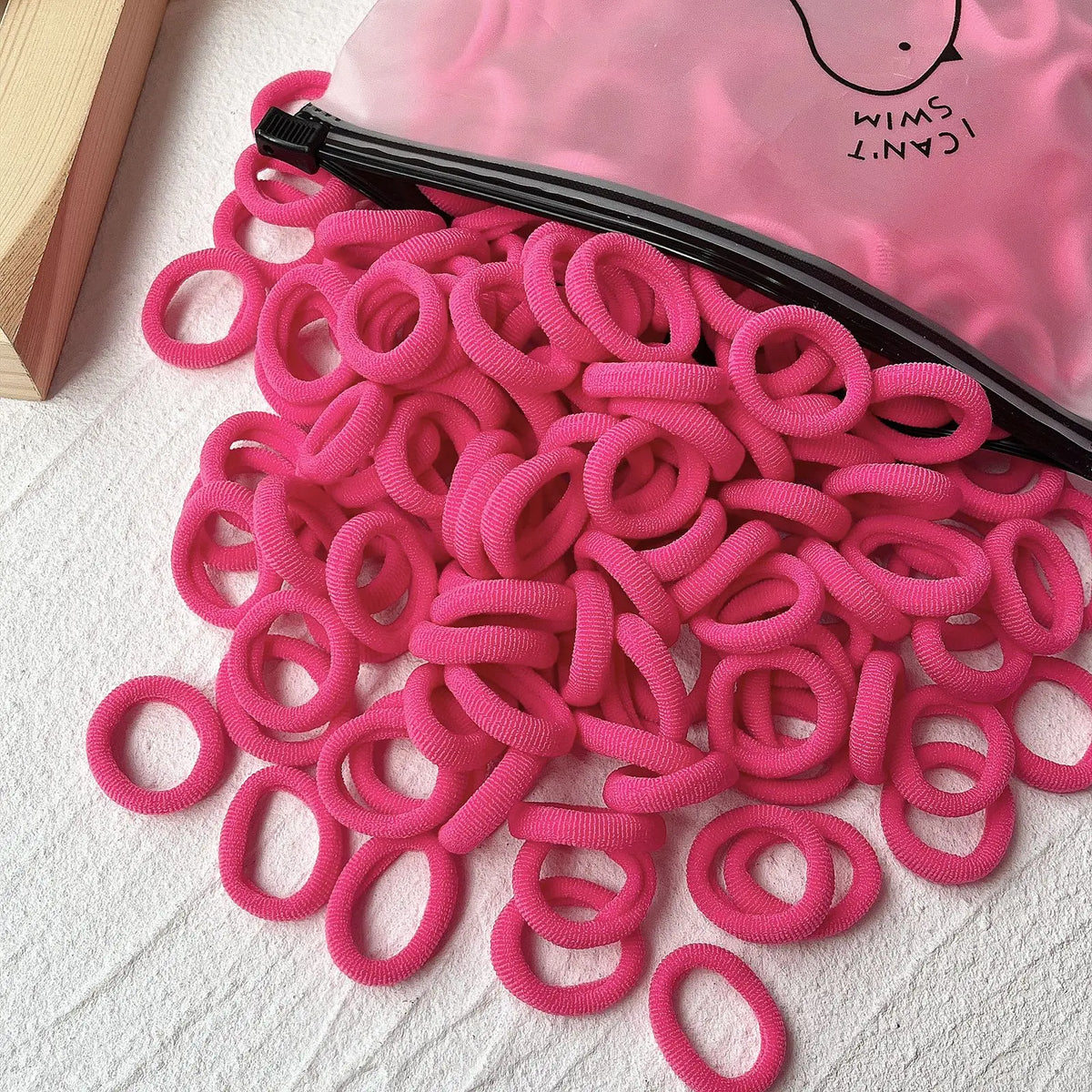 20/50pcs Kids Elastic Hair Bands Girls Sweets Scrunchie Rubber Band for Children Hair Ties Clips Headband Baby Hair Accessor…