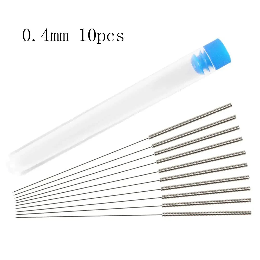 3D Printer Nozzle Cleaning Kit 0.2/0.3/0.4/0.5/0.6/0.8/1.0mm Stainless Steel Nozzle Cleaning Needles 3D Printer Nozzle Clean…