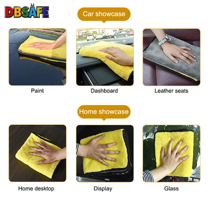 High-end Microfiber Towel Car Wash Towel Detailing Cleaning Cloth Car Wash Drying Towel Car Absorbent Cleaning Products - im…