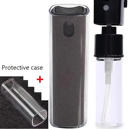 2 in 1 Microfiber Screen Cleaner Spray Bottle Mobile Phone Tablet Computer Microfiber Cloth Cleaning Wipes For iPhone Samsun…