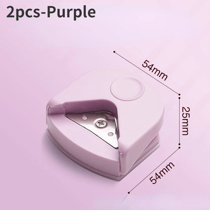 circle cutter button maker Corner round machine corner punching portable paper cutter card photo cutting - image 16