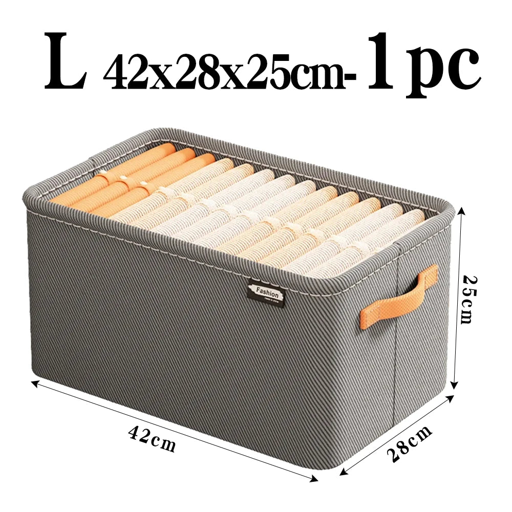Thicken Clothes Organizer Pants Sweater Storage Cabinets Drawers Organizer Jeans Storage Box Wardrobe Clothes Storage Organi…