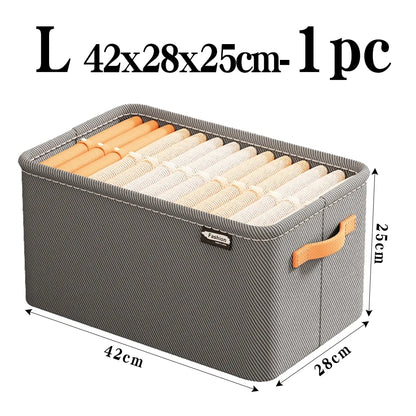 Thicken Clothes Organizer Pants Sweater Storage Cabinets Drawers Organizer Jeans Storage Box Wardrobe Clothes Storage Organi…