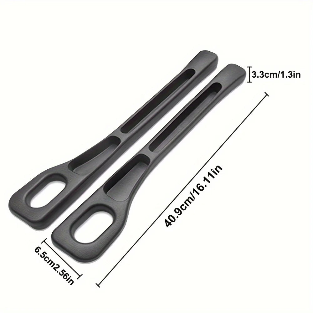 2pc Car Seat Gap Filler Organizer Pu Waterproof Car Seat Gap Plug Strip with 2 Grooves Seat Gap Storage Auto Interior Access…