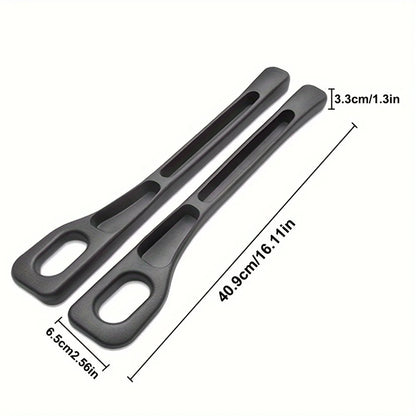 2pc Car Seat Gap Filler Organizer Pu Waterproof Car Seat Gap Plug Strip with 2 Grooves Seat Gap Storage Auto Interior Access…
