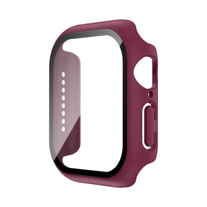 Tempered Glass+Case For Apple Watch 38mm 40mm 41mm 42mm 44mm 45mm 46mm Screen Protector Protective Cover iWatch 10 8 7 9 6 S…