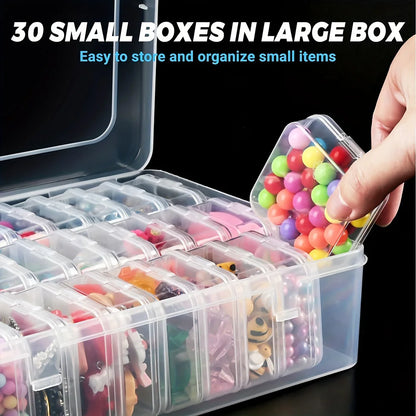 DIY Diamond Painting Embroidery Storage Box, Nail Art Jewelry Rhinestone Mosaic Storage Container, Multifunctional Storage B…
